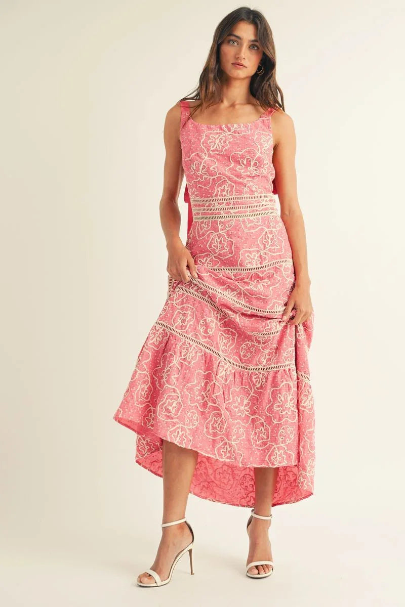 casual tulle dress Short Two Piece Wedding with Lace Top and Skirt Plum-Red Tie Width:3.25