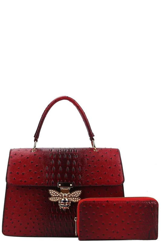 purse and wallet croc - PRIVILEGE 