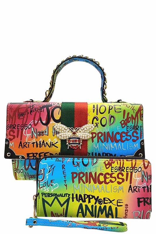 Graffi handbag and wallet - PRIVILEGE 