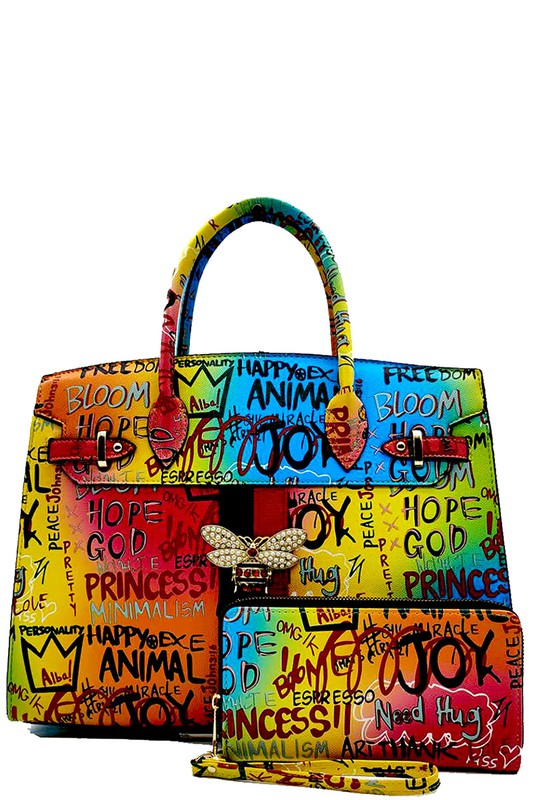 Graffi bag with matching wallet - PRIVILEGE 