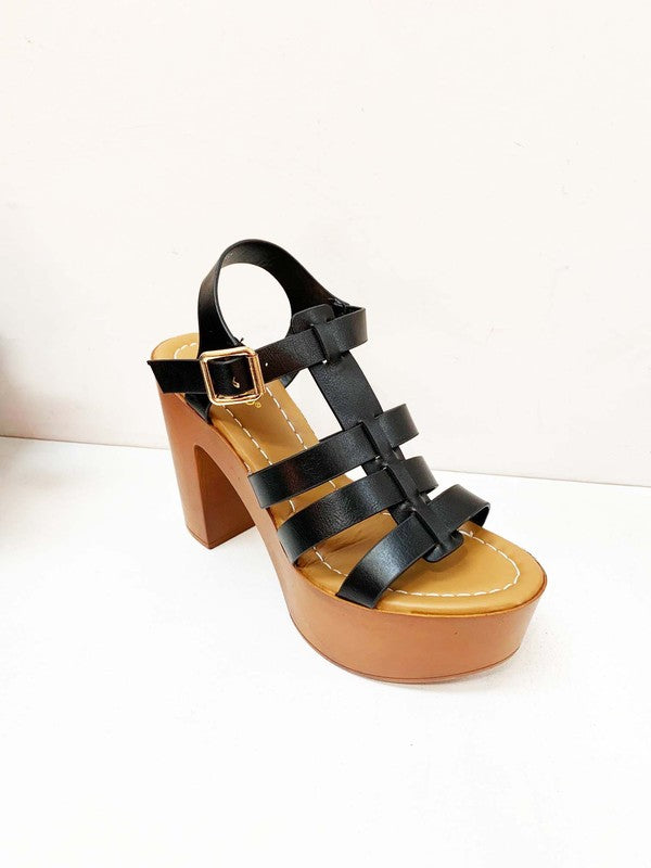 Platform Chunky High Heel Dress Shoes - PRIVILEGE 