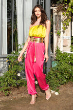 TWO TONE GODESS JUMPSUIT - PRIVILEGE 