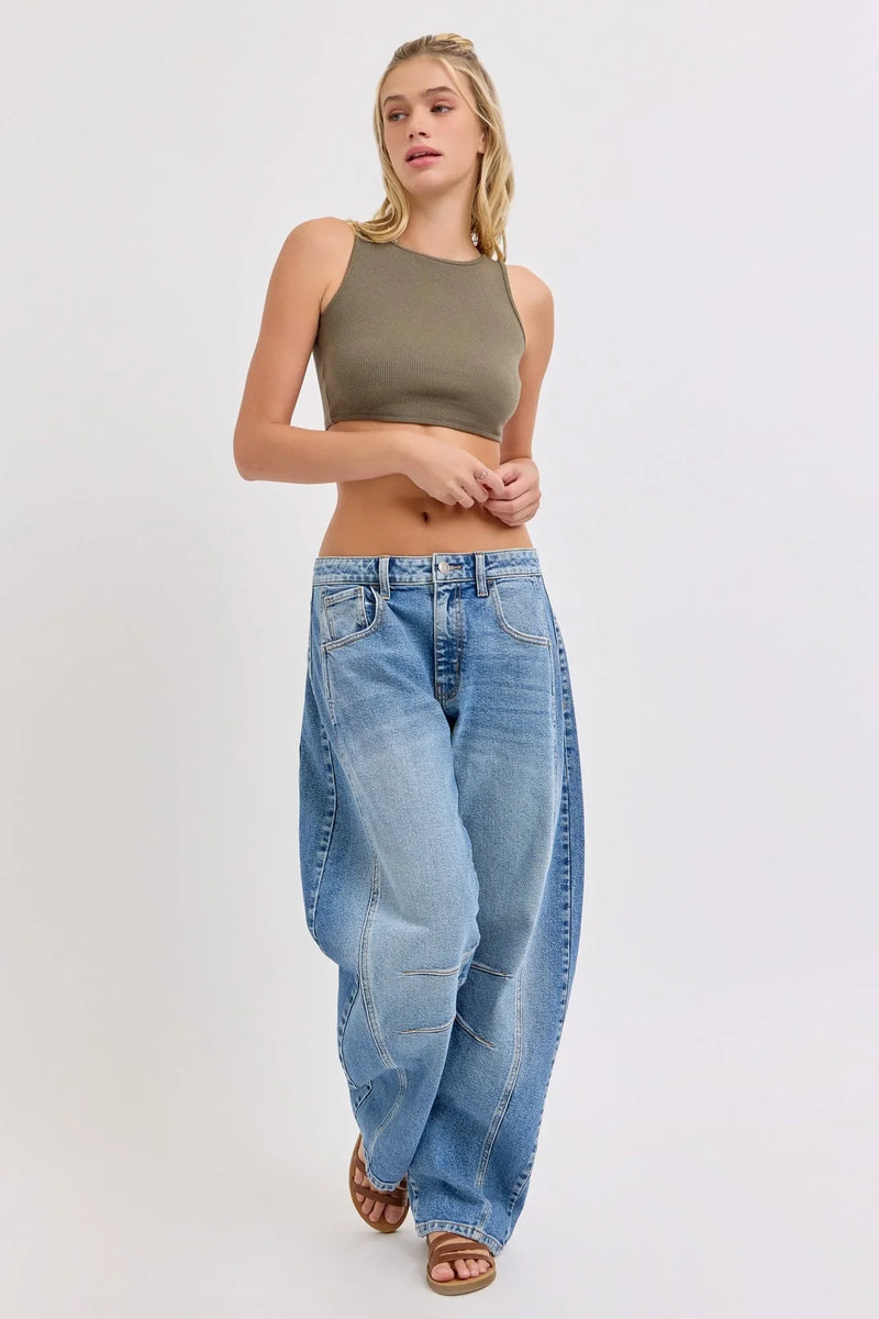 The Ultimate Guide to Barrel Jeans: How to Style the Trend Everyone's Wearing - PRIVILEGE