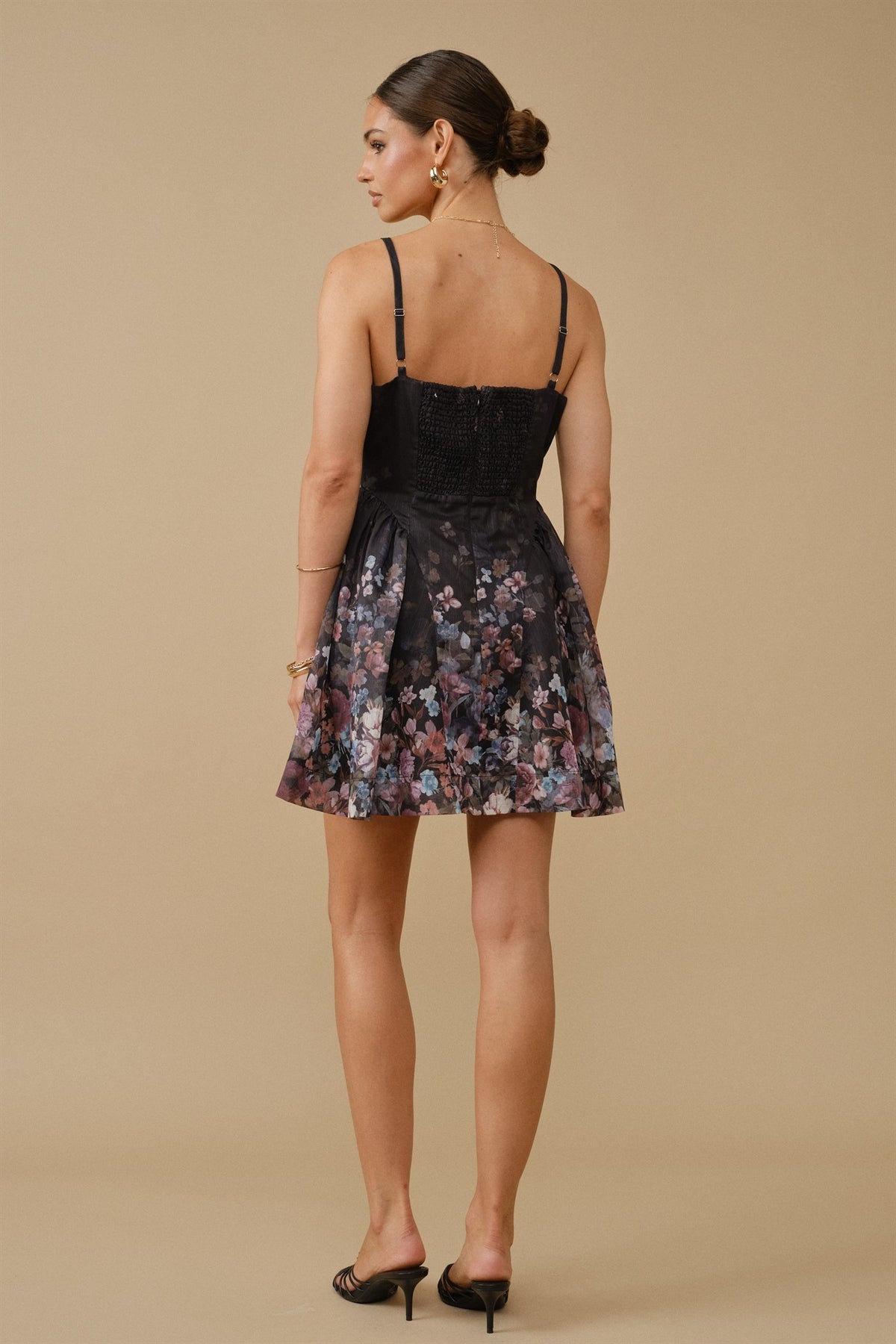 Floral Garden Side-lace A-line Dress
