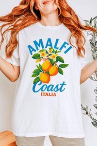 Amalfi Coast Italia Graphic Heavy Cotton Tee