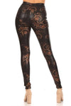 High Waist Snake Print Disco Pants - Super Stretch PRIVILEGE