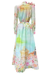 ARTISTIC FLOWER MAXI SKIRT SET - PRIVILEGE 
