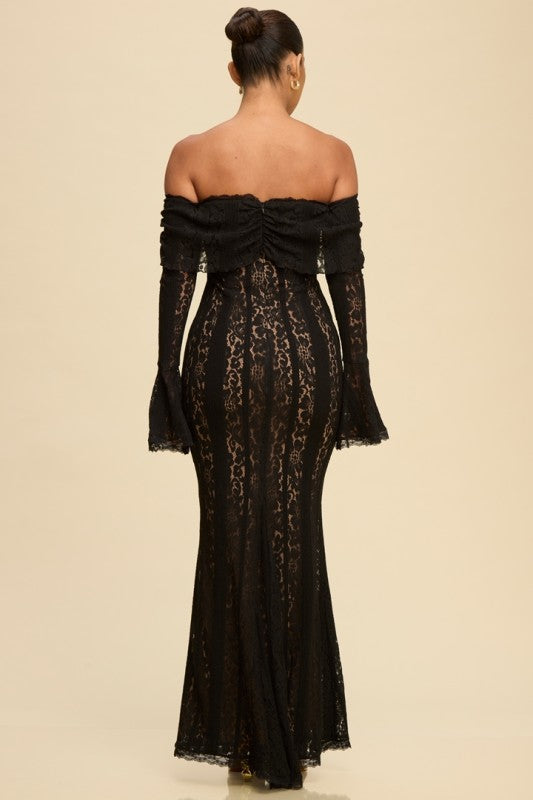 Elegant Lace Dress - Sophisticated Style