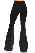 High waist flare jeans