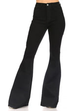 High waist flare jeans