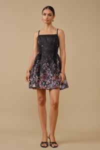 Floral Garden Side-lace A-line Dress