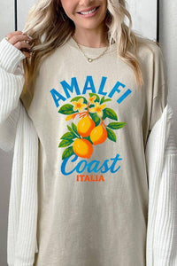 Amalfi Coast Italia Graphic Heavy Cotton Tee