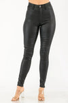 High Waist Vinyl Skinny Pants - Super Stretch Bling