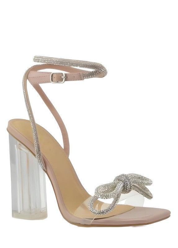 BOW DIAMOND WEDGE HEEL - PRIVILEGE 