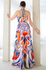 Convertible Scarf crop top and Wide pants set - PRIVILEGE 