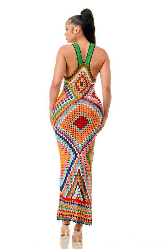 FESTIVAL CROCHET DRESS