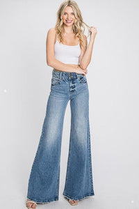 HIGH RISE COMFORT STRETCH VINTAGE WIDE LEG - PRIVILEGE 