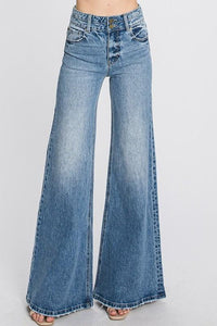 HIGH RISE COMFORT STRETCH VINTAGE WIDE LEG - PRIVILEGE 