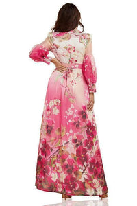 FLORAL MAXI DRESS - PRIVILEGE 