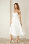 Bustier Shoulder Tie Dress - PRIVILEGE 