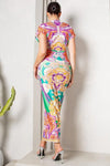 Deep V-neck pleats midi dress - PRIVILEGE 