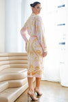 Satin Blouse with Pencil Skirt Set - PRIVILEGE 