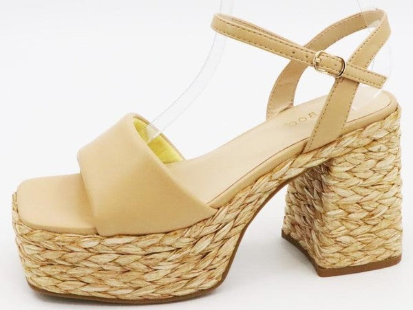 Platform Chunky High Heel Sandal