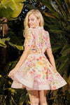 Blooming Comfort Floral Mini Dress - PRIVILEGE 