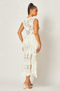 CROCHET SKIRT AND TOP PRIVILEGE