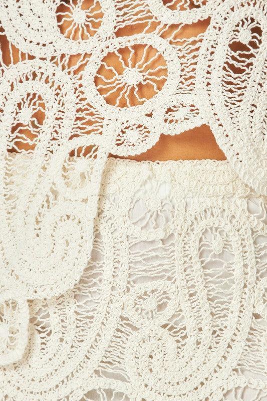 CROCHET SKIRT AND TOP PRIVILEGE