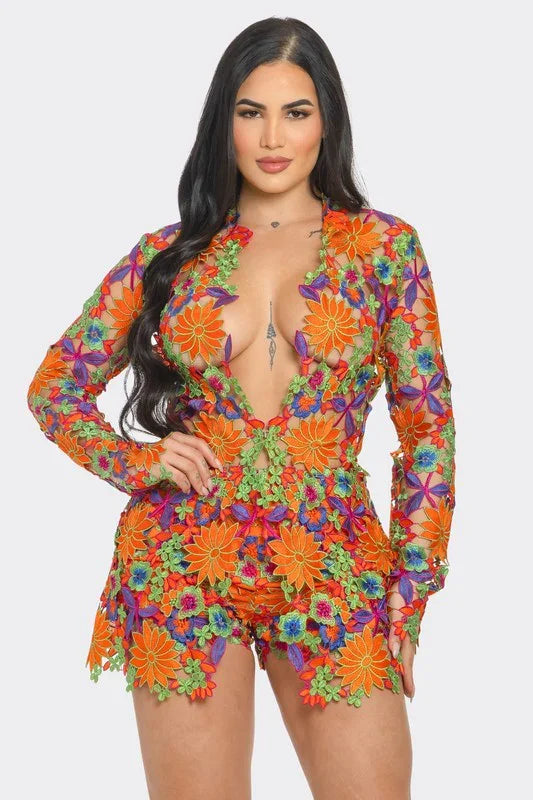 CROCHET 2PC SHORT SET PRIVILEGE