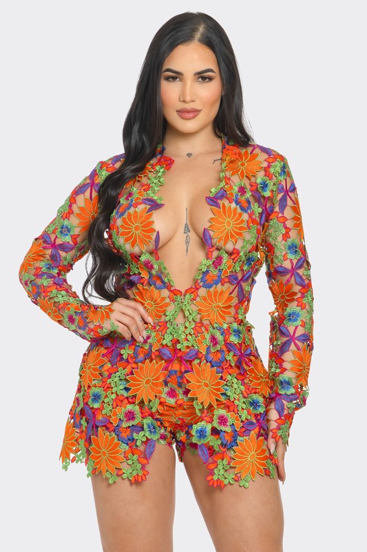 CROCHET 2PC SHORT SET