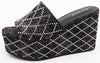 RHINESTONE WEDGE SANDLE