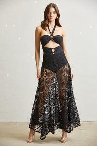 BODYSUIT CROCHET DRESS PRIVILEGE