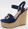 Platform Wedge High Heel Dressy Sandal