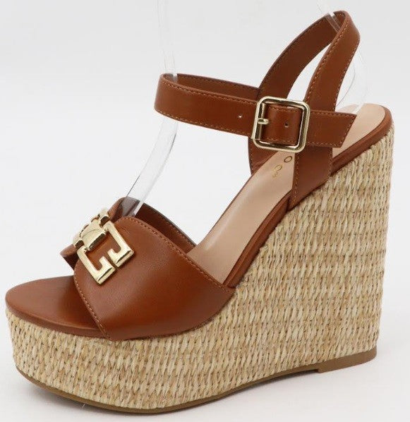 Platform Wedge High Heel Dressy Sandal