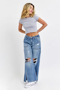 High Rise Carpenter Wide Leg with Front Slits PRIVILEGE
