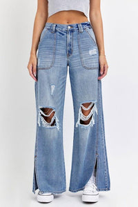 High Rise Carpenter Wide Leg with Front Slits PRIVILEGE