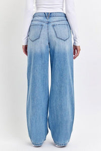 High Rise Wide Leg with Double Scoop Pocket DENIUM JEAN PRIVILEGE