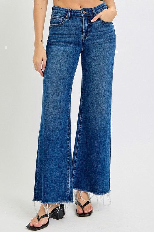 TUMMY CONTROL HIGH RISE WIDE JEANS PRIVILEGE