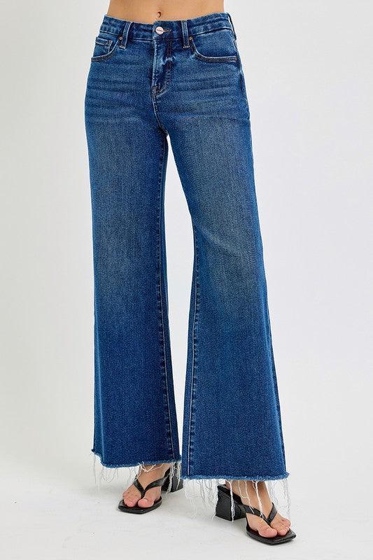 TUMMY CONTROL HIGH RISE WIDE JEANS PRIVILEGE
