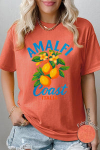 Amalfi Coast Italia Graphic Heavy Cotton Tee