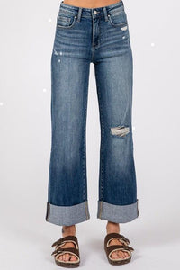 HIGH RISE LOOSE-STRAIGHT W/ DOUBLE CUFFED HEM PRIVILEGE