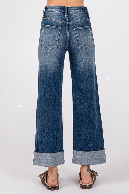 HIGH RISE LOOSE-STRAIGHT W/ DOUBLE CUFFED HEM PRIVILEGE