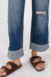 HIGH RISE LOOSE-STRAIGHT W/ DOUBLE CUFFED HEM PRIVILEGE