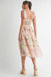 Floral Printed Midi Dress PRIVILEGE
