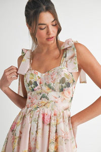 Floral Printed Midi Dress PRIVILEGE