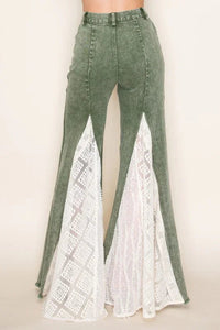 BOHO LACE FLARE JEANS PRIVILEGE