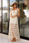 Lace up Maxi Dress