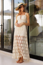 Lace up Maxi Dress